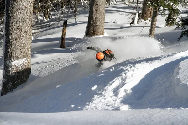 Snowboard freerider Royalty Free Stock Images