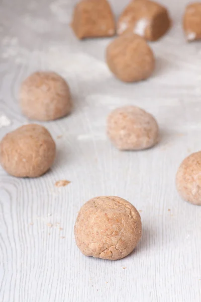 Dough balls — Stock Photo, Image