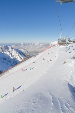 Kayak Merkezi. Krasnaya polyana, sochi, Rusya Federasyonu