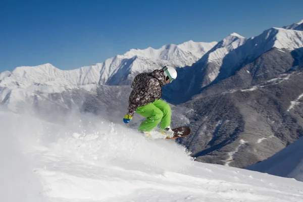 单板滑雪 freerider — 图库照片