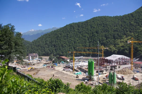 Bauen in den Bergen — Stockfoto