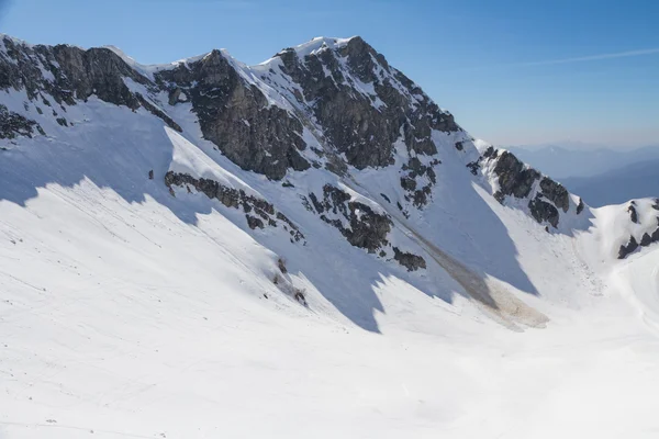 The Mountains In Krasnaya Polyana, Soči, Rusko — Stock fotografie