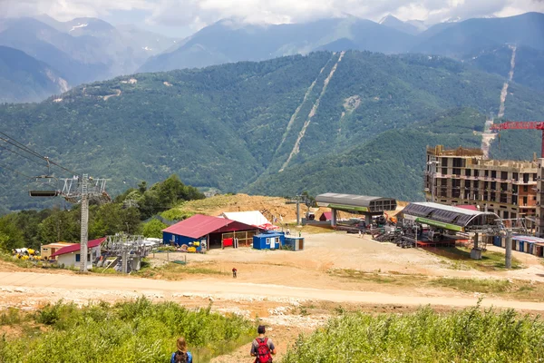 Building in the mountains — Stock Photo, Image