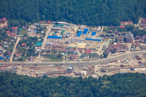 Top view of Krasnaya Polyana, Sochi, Russia. — Stock Photo, Image