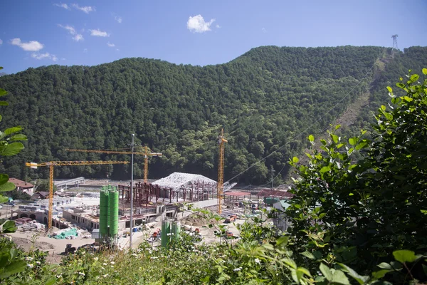 Building in the mountains — Stock Photo, Image