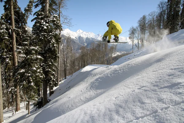 Snowboard freerider — Stockfoto