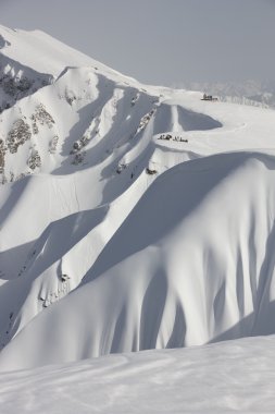Krasnaya Polyana 'daki Dağlar, Soçi, Rusya