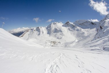 Krasnaya Polyana 'daki Dağlar, Soçi, Rusya