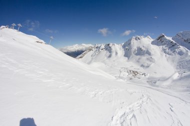 Krasnaya Polyana 'daki Dağlar, Soçi, Rusya