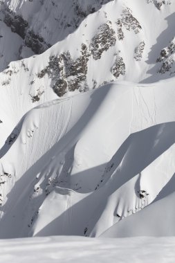 Krasnaya Polyana 'daki Dağlar, Soçi, Rusya