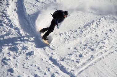 snowboard freerider Dağları