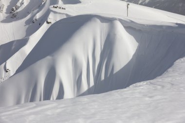 Krasnaya Polyana 'daki Dağlar, Soçi, Rusya