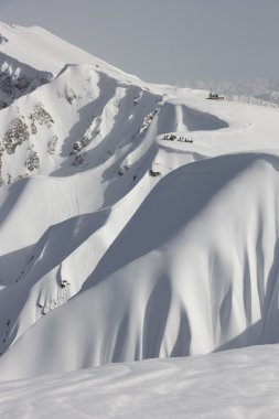 Krasnaya Polyana 'daki Dağlar, Soçi, Rusya
