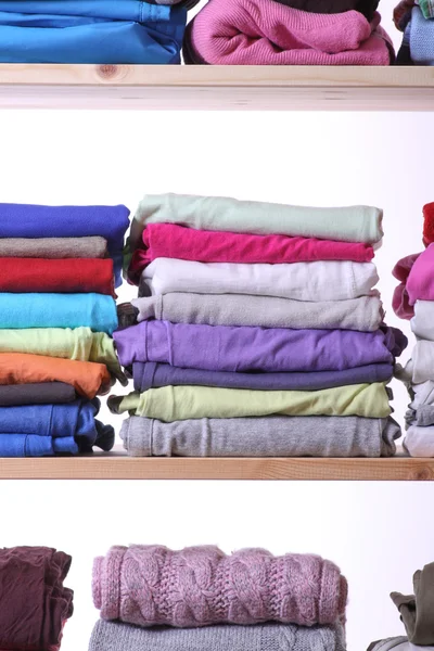 Pile of colorful clothes — Stock Photo, Image