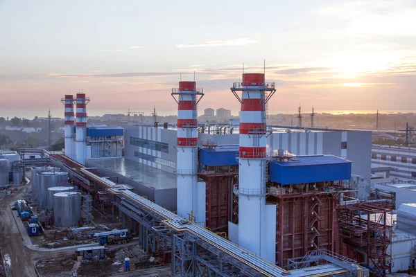 Rör av värmekraftverk — Stockfoto