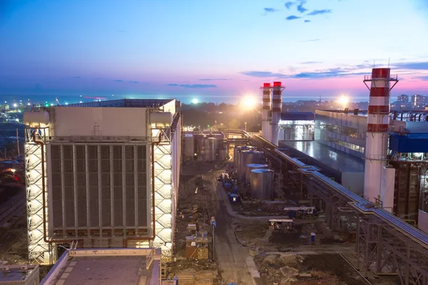 Tubi della centrale termica — Foto Stock