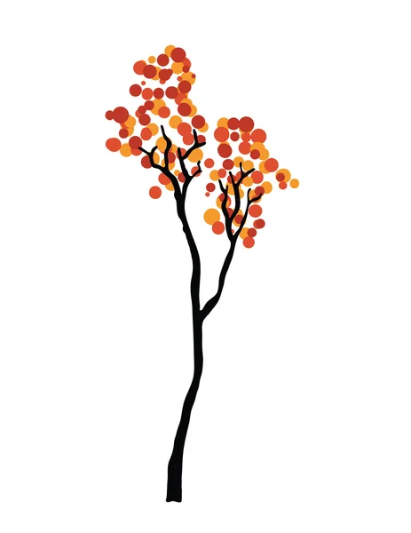 Herfst boom — Stockvector