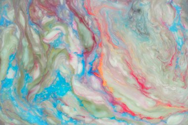 Sıvı mermer boya arka planı. Akışkan boya, soyut doku. Akrilik canlı renklerin karışımı.