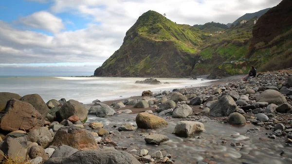 Maiata Beach Spectacular Coast Porto Cruz Located North Coast Madeira — Φωτογραφία Αρχείου