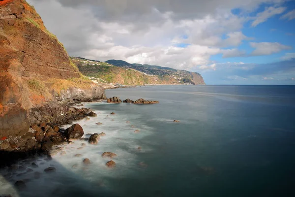 South Coast Madeira Island Portugal Viewed Ponta Sol East — Φωτογραφία Αρχείου