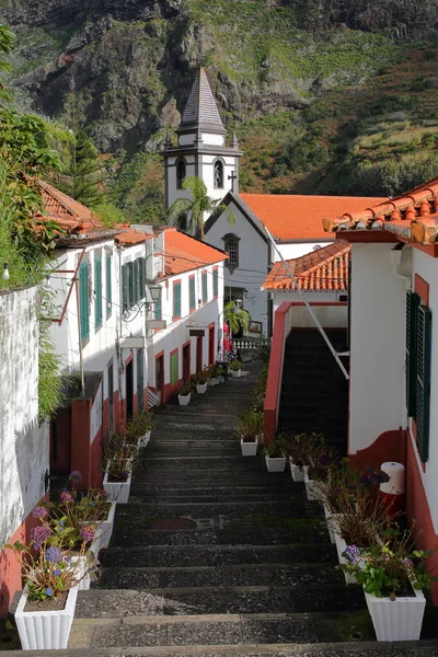 Historical Center Sao Vicente North Madeira Island Portugal Igreja Matriz — Zdjęcie stockowe
