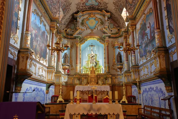 Sao Vicente Madeira Portugal December 2021 Interior Igreja Matriz Parish — Stockfoto