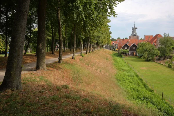 Footpath Fortified City Elburg Gelderland Netherlands Well Preserved Old City — Stockfoto