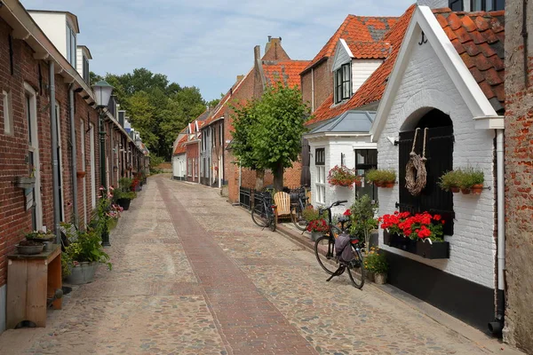 Traditional Historic Medieval Houses Old Picturesque Fortified Town Elburg Gelderland — Photo