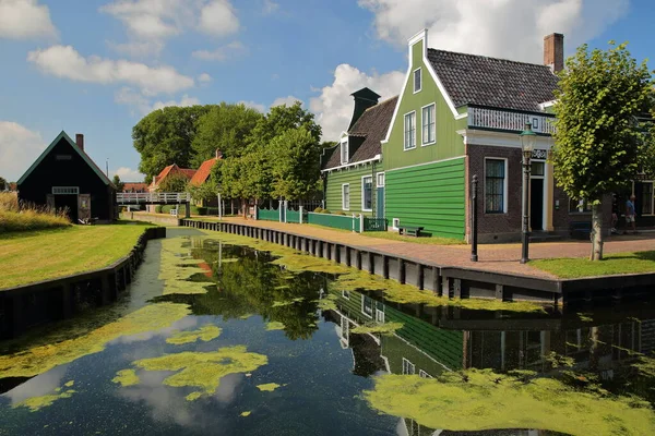 Enkhuizen Hollandia 2022 Szeptember Zuiderzeemuseum Szabadtéri Múzeum Ijsselmeer Partján Hagyományos — Stock Fotó