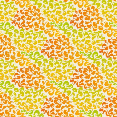 Soyut, şeffaf, dikişsiz sıvı çizgi deseni. Kumaş, ambalaj, yüzey, ağ ve baskı tasarımı için tekstil vektör ilişkisi. Sonbahar renkleri soyut doku deseni.