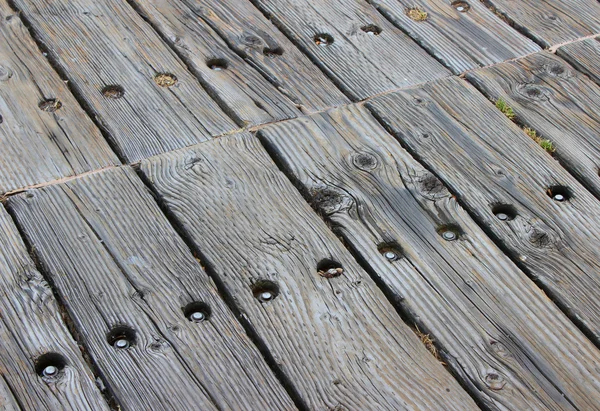 Piso de madeira velha — Fotografia de Stock