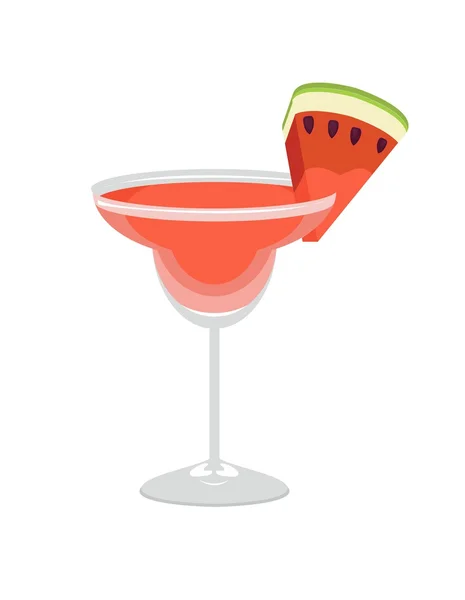 Martini all'anguria — Vettoriale Stock