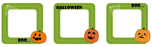 Scrapbook halloween frame — Stok Vektör