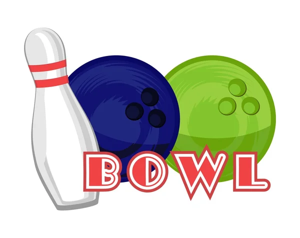 Bowling — Stok Vektör