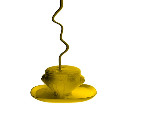 Pouring gold — Stock Photo, Image