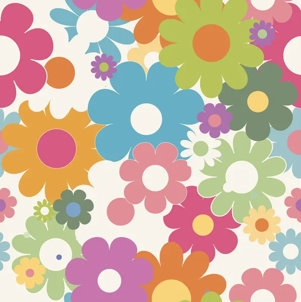 Patrón floral — Vector de stock