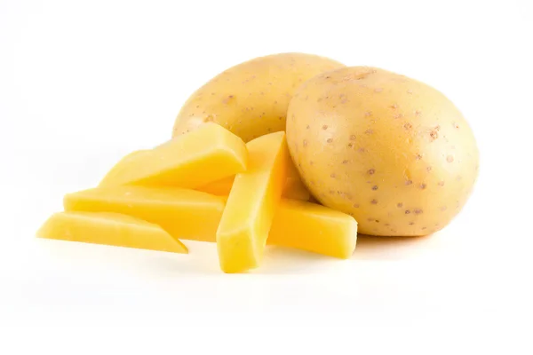 Batatas com batatas fritas — Fotografia de Stock
