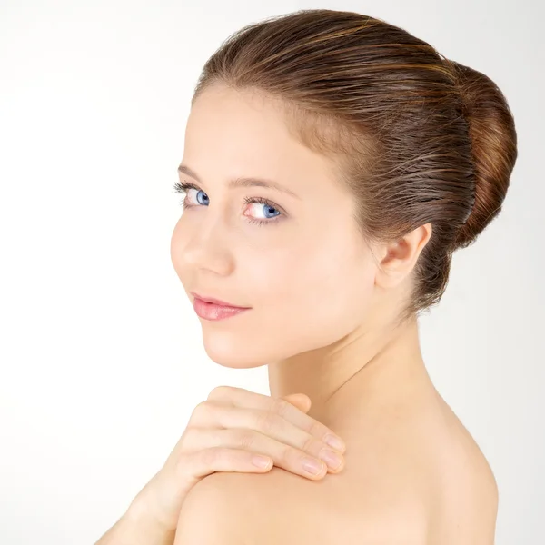 Woman with clean fresh skin — Stock Photo, Image