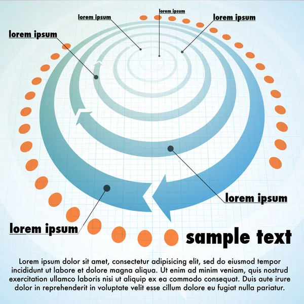 Infographic Template — Stock Vector