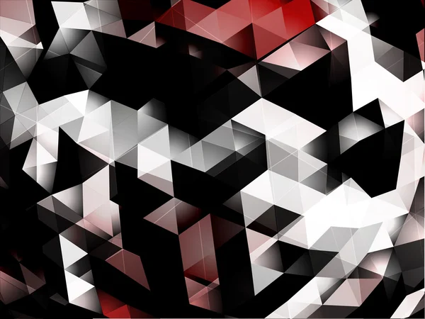 Abstrakte 3D Dreiecke Vektorhintergrund — Stockvektor