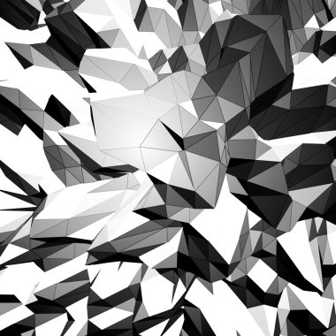 gri tonlamalı üçgen arka plan