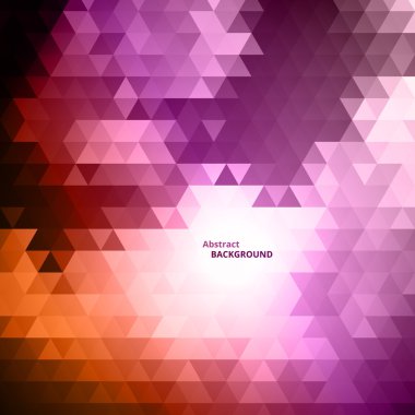 soyut üçgen mozaik vektör arka plan