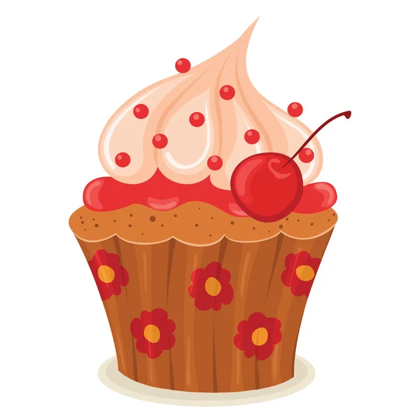 Cupcake — Stockvektor