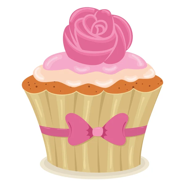 Valentin?? s nap cupcake — Stock Vector