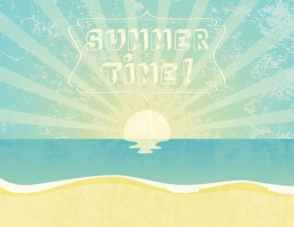 Summer Time — Stock Vector