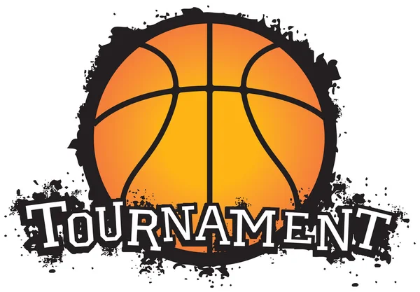 Tournoi de basket — Image vectorielle