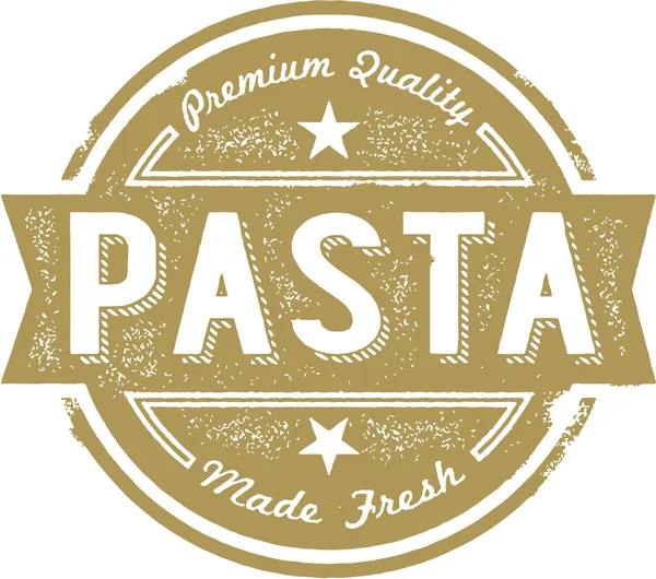 Estilo Pasta Sello — Vector de stock