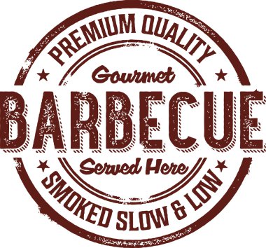 Barbecue Stamp clipart