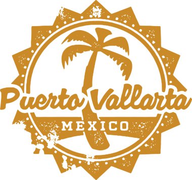 Puerto vallarta Meksika tatil damgası
