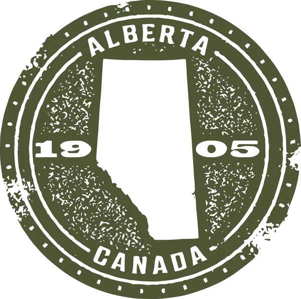 Alberta Timbre du Canada — Image vectorielle